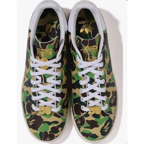 adidas BAPE x Stan Smith '30th Anniversary - ABC Camo' IG8949 - Picture 2 of 9